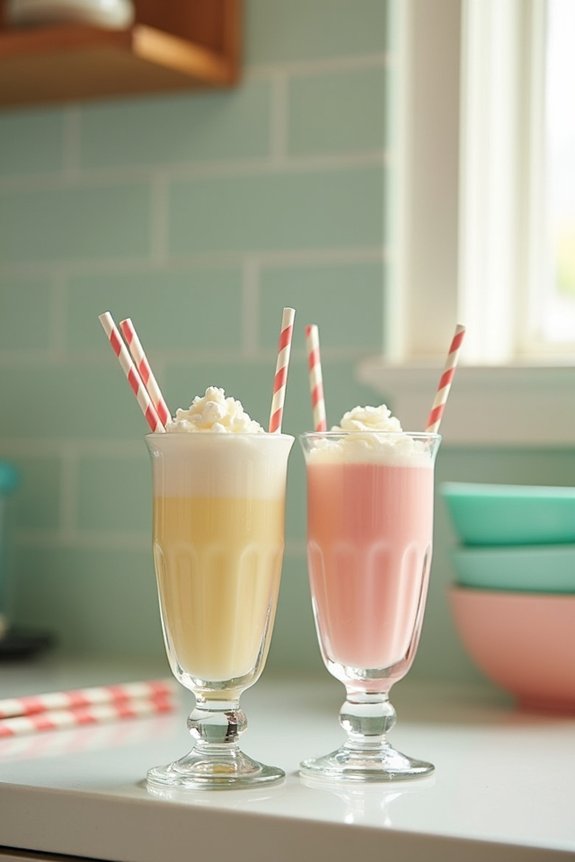 vintage drinks enhance desserts