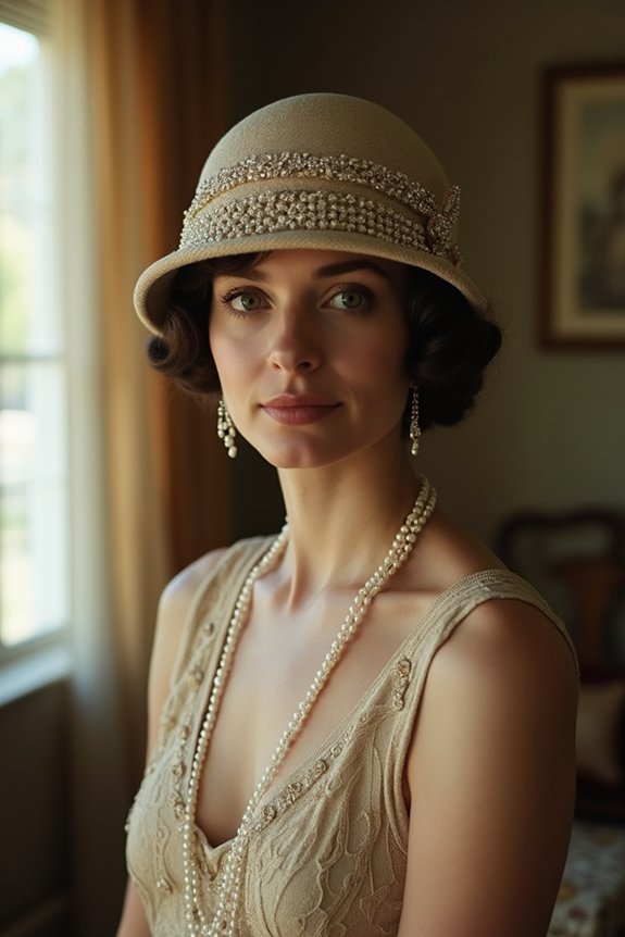 vintage glamour with accessories