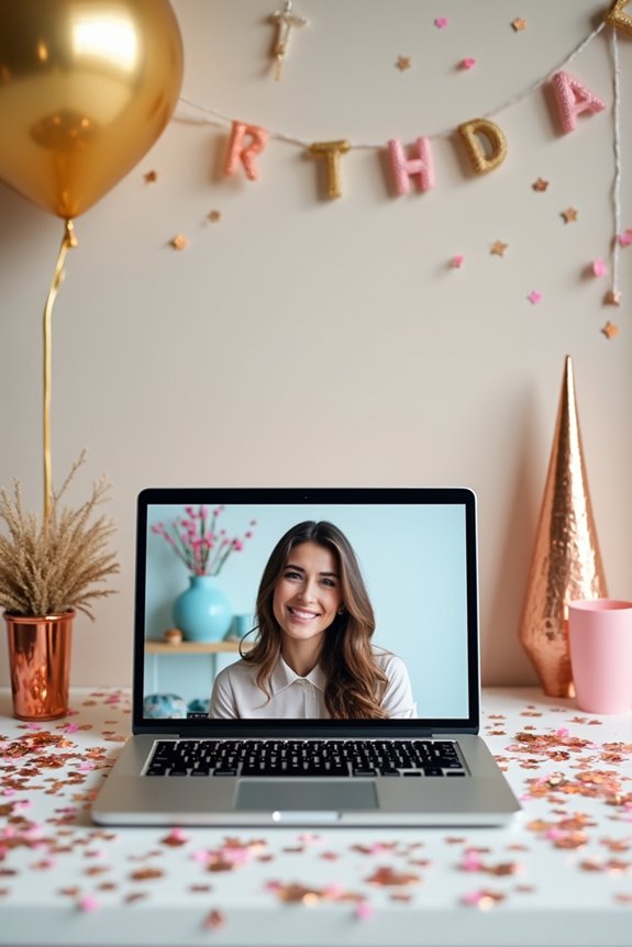virtual job celebration invitations