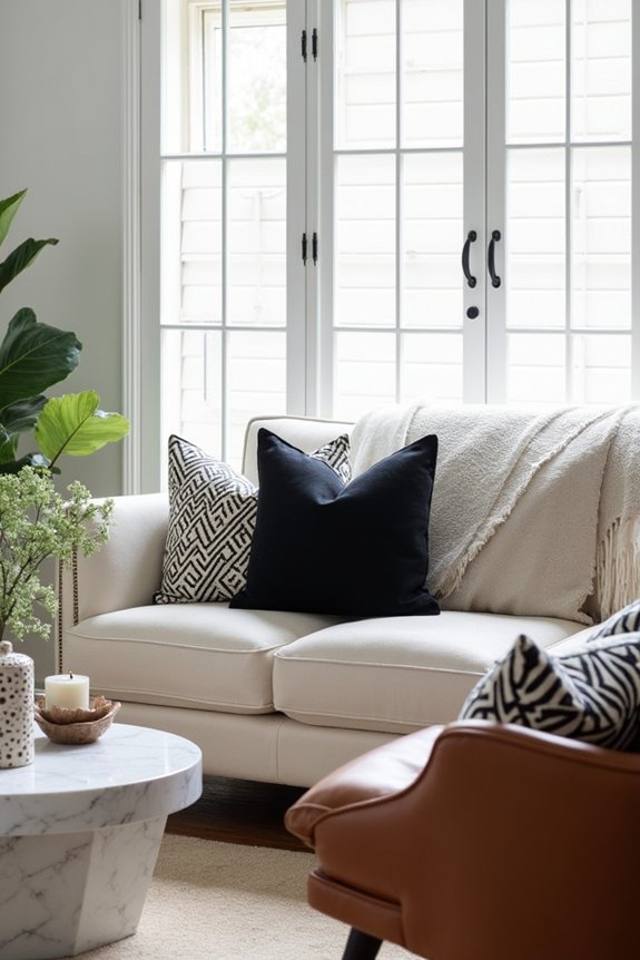 warmth through texture mixing