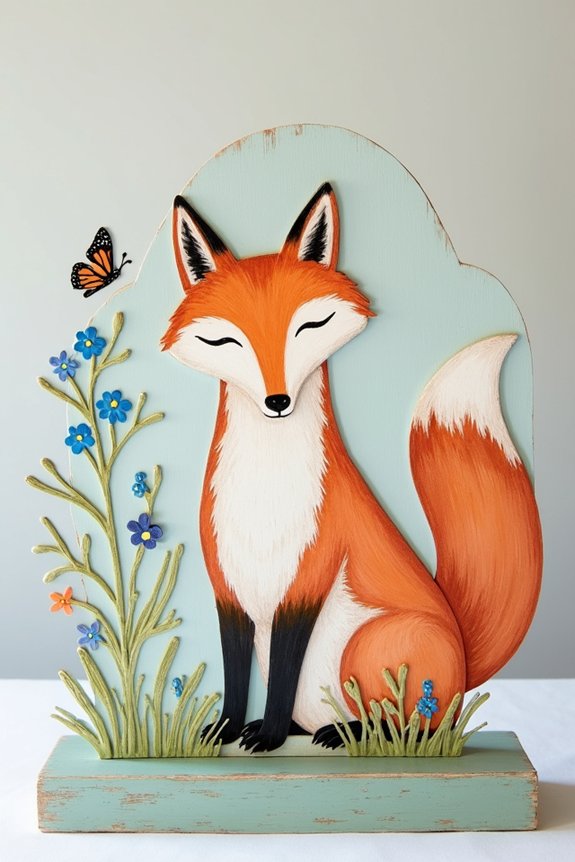 whimsical animal nature centerpieces