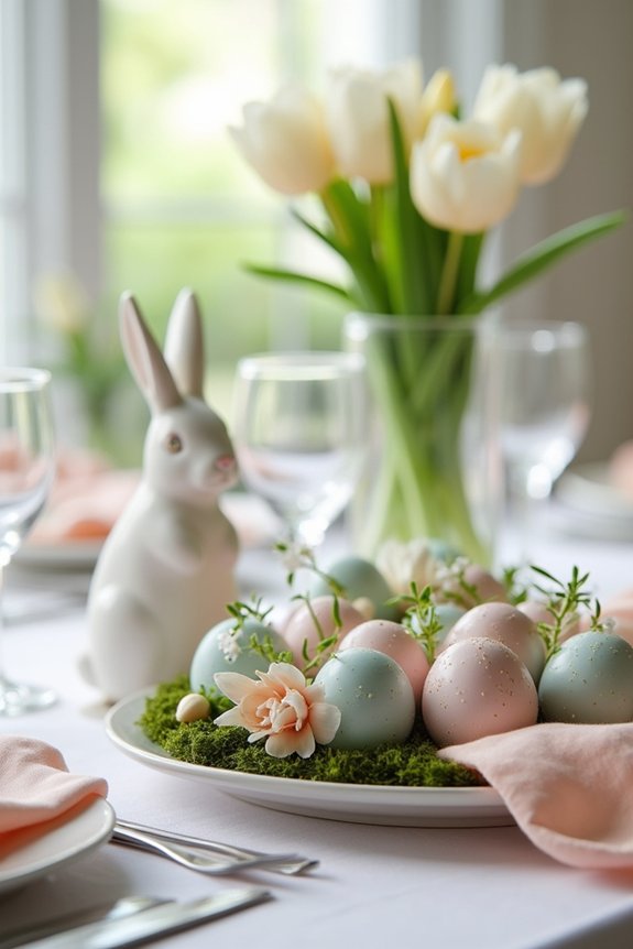 whimsical easter bunny centerpieces