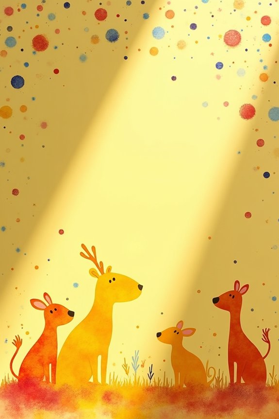 whimsical yellow party invitations