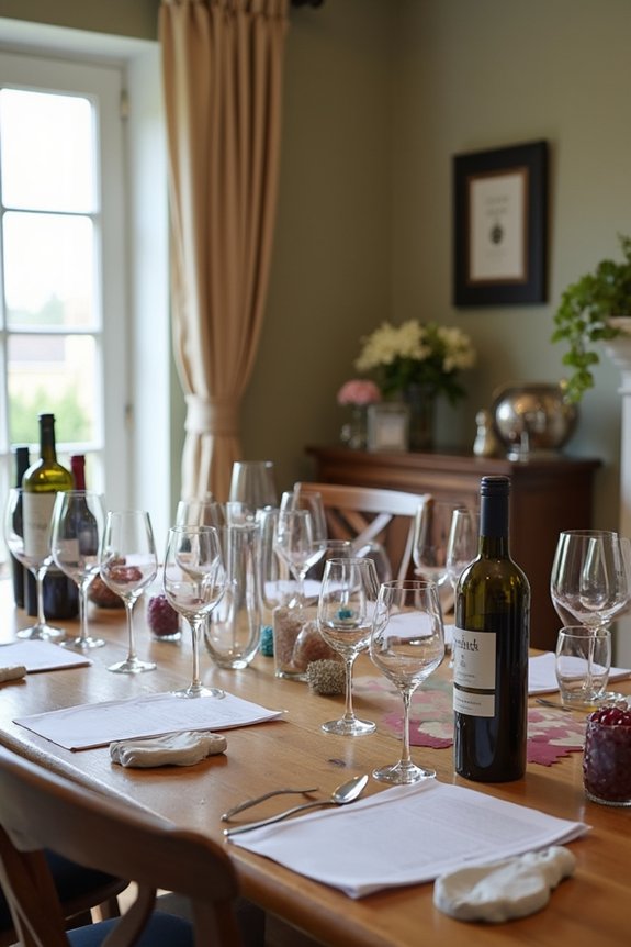 wine themed game night fun