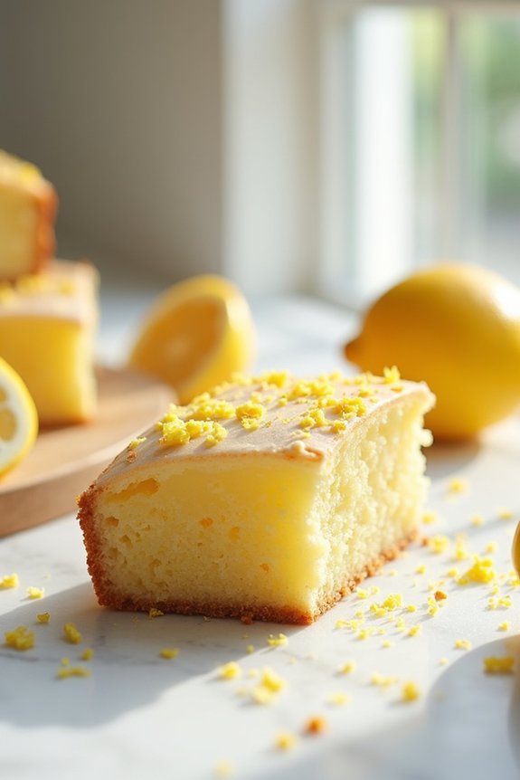 zesty lemon breakfast cake